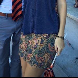 Free People fitted mini skirt